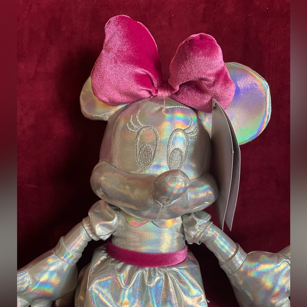 Disney100 Holographic Minnie Plush-NWT